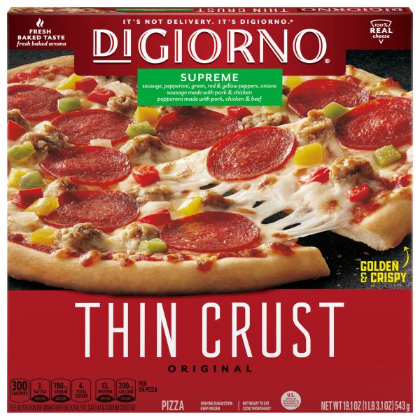 DiGiorno Pizza, Supreme, Thin Crust, Original Publix Super Markets