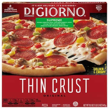 DiGiorno Pizza, Thin Crust, Supreme, Original