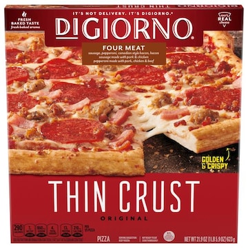 DiGiorno Pizza, Thin Crust, Original, Four Meat