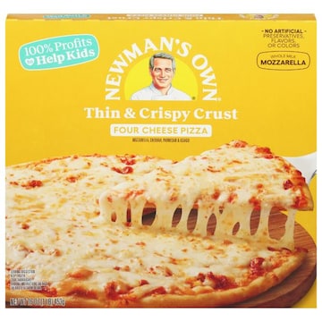 Newman's Own Pizza, Thin & Crispy Crust, Four Cheese