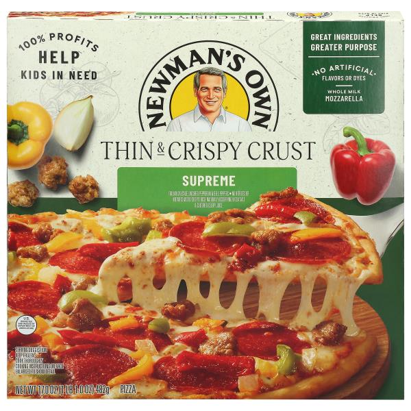 Newman's Own Thin & Crispy Crust Supreme Pizza | Publix Super Markets