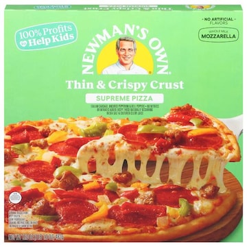 Newman's Own Pizza, Thin & Crispy Crust, Supreme
