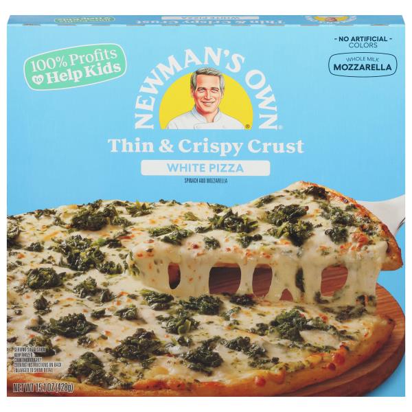 Newman's Own Pizza, Thin & Crispy Crust, White Publix Super Markets