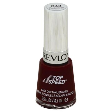 Revlon Top Speed Nail Enamel, Fast Dry, Forbidden 043