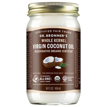 Dr. Bronner's Coconut Oil, Virgin, Whole Kernel