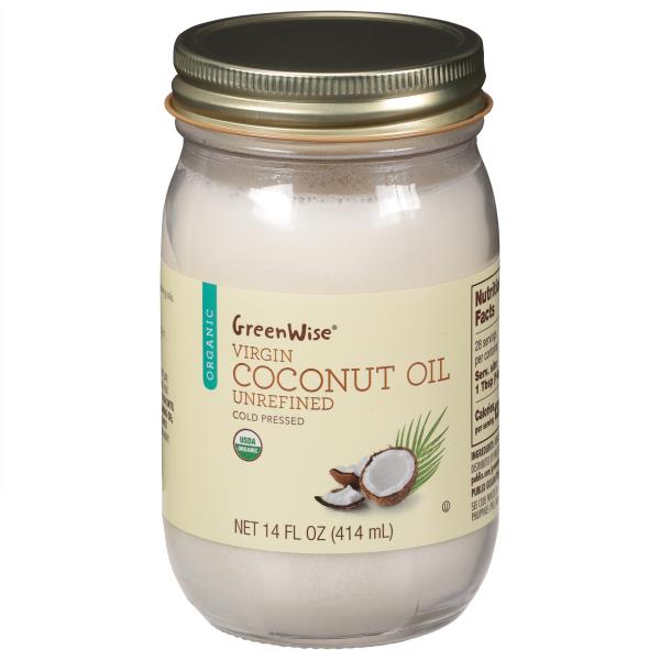 GreenWise Coconut Oil, Organic, Virgin, Unrefined Publix Super Markets