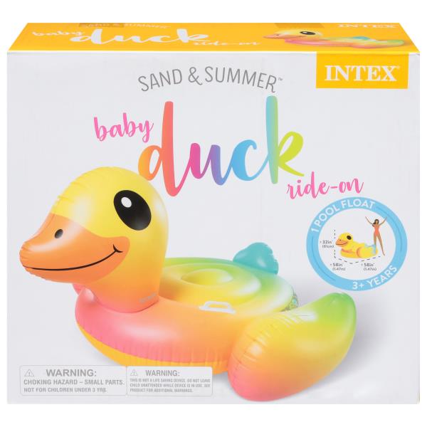 Intex Sand & Summer Pool Float, Baby Duck RideOn Publix Super Markets