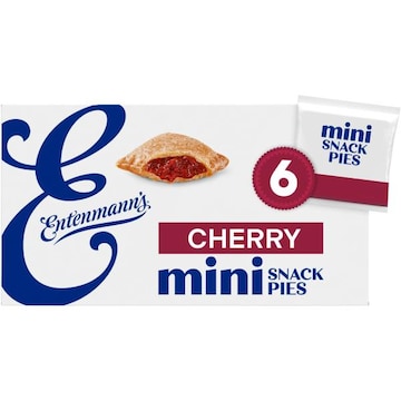 Entenmann's Baker's Delights Cherry Mini Snack Pies, 6 packs, 12 oz