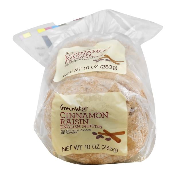 GreenWise Cinnamon Raisin English Muffin | Publix Super Markets