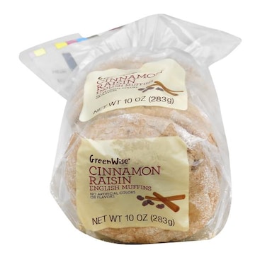 GreenWise Cinnamon Raisin English Muffin