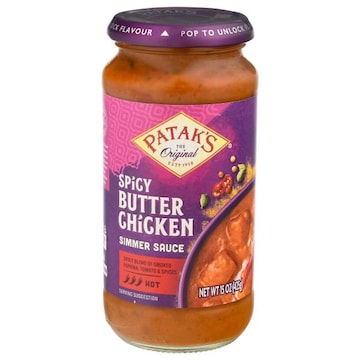Patak's Hot Spicy Butter Chicken Simmer Sauce