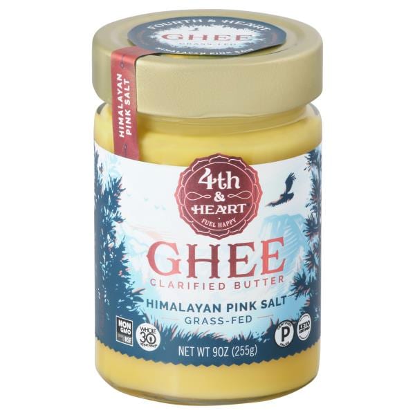 4Th & Heart Ghee, Clarified Butter, Himalayan Pink Salt Publix Super