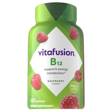 Vitafusion Gummies Raspberry Flavor 1000 mcg Vitamin B12