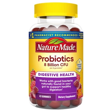 Nature Made Gummies Raspberry & Cherry Probiotics