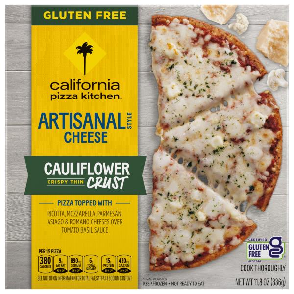 California Pizza Kitchen Cauliflower Crispy Thin Crust Artisanal Style