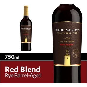 Robert Mondavi Private Selection Rye Barrel Aged Red Blend Red Wine