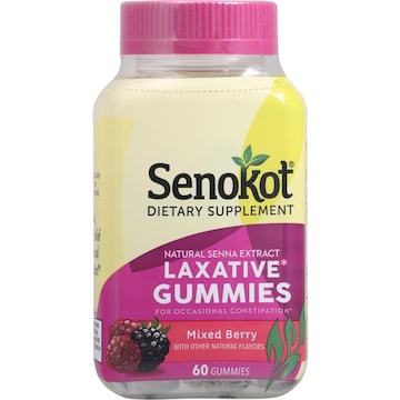 Senokot-S Laxative Gummies, Mixed Berry