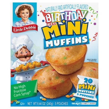 Little Debbie Muffins, Birthday Cake, Mini