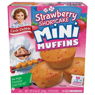Little Debbie Mini Strawberry Shortcake Muffins