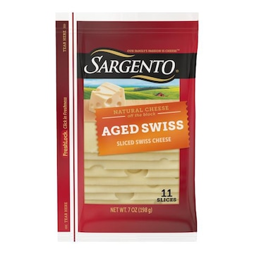 Sargento Sargento® Sliced Aged Swiss Natural Cheese, 11 slices