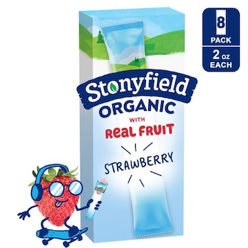 Stonyfield Organic Organic Reduced Fat Strawberry Yogurt