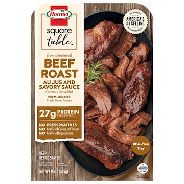 Hormel HORMEL SQUARE TABLE Slow Simmered Beef Roast Au Jus, 15 OZ