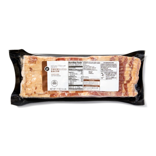 Publix Bacon, Thick Sliced Publix Super Markets
