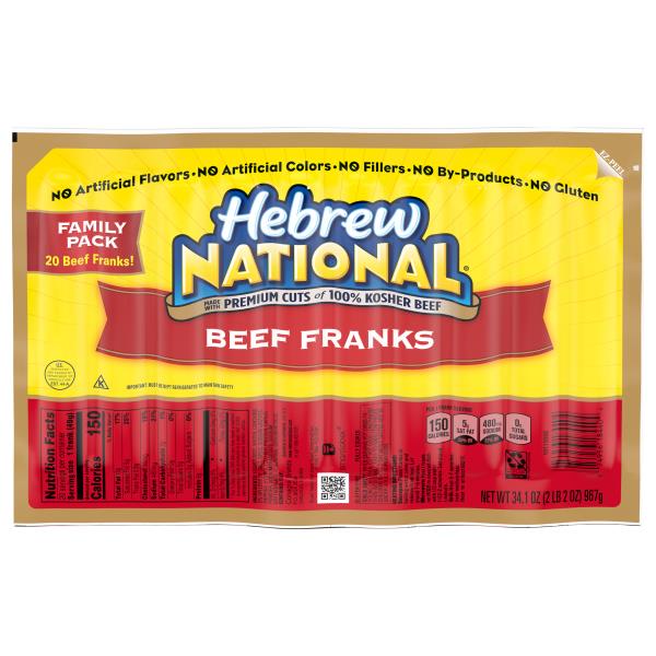 Hebrew National Beef Franks Family Pack Publix Super Markets