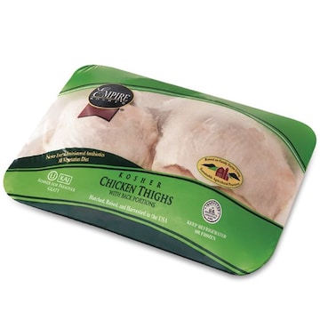 Empire Chicken Thighs, Kosher Poultry