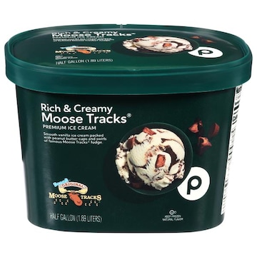 Publix Rich & Creamy Premium Moose Tracks Ice Cream
