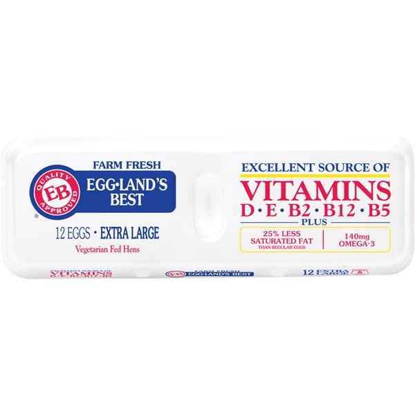 Eggland's Best Classic Extra Large White Eggs, 12 count | Publix