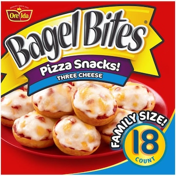 Bagel Bites Three Cheese Mini Pizza Bagel Frozen Snacks