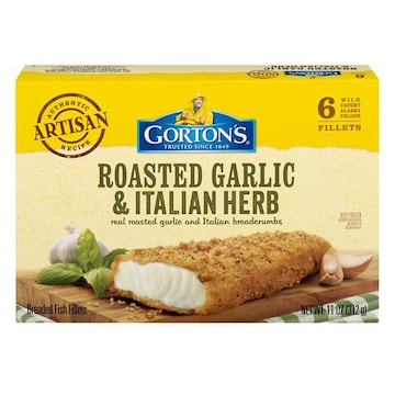 Gorton's Roasted Garlic & Italian Herb Breaded Fish Fillets