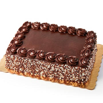 1/4 Sheet Chocolate Fudge Crispie Cake