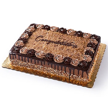 1/2 Sheet German Chocolate Delight Cake
