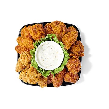 Publix Wing Sampler Platter Small, Served Fresh Chilled