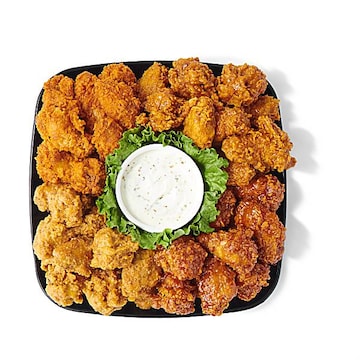 Publix Wing Sampler Platter Medium, Served Fresh Chilled