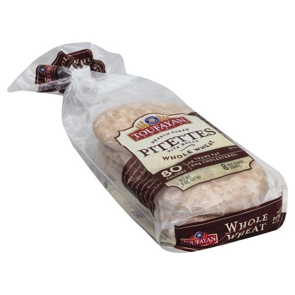 Toufayan Pitettes Pita Bread, Whole Wheat Publix Super Markets