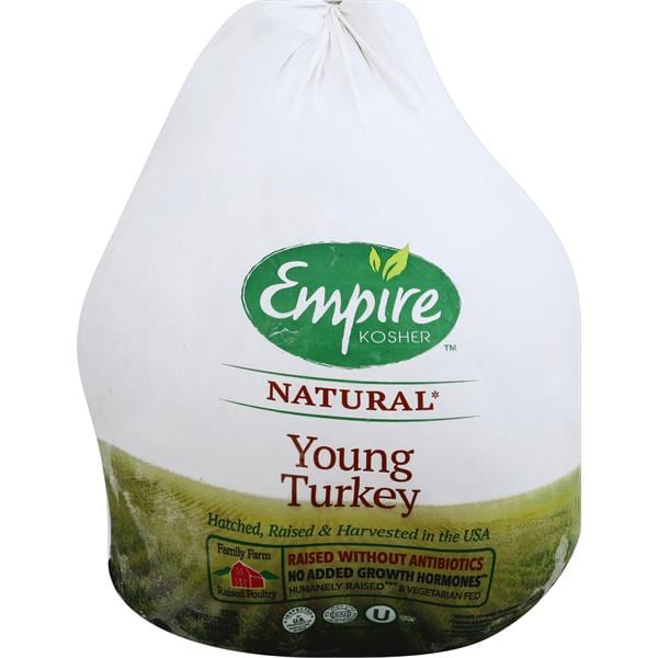 Empire Whole Young Turkey 1216 Pounds, Frozen Kosher Poultry Publix
