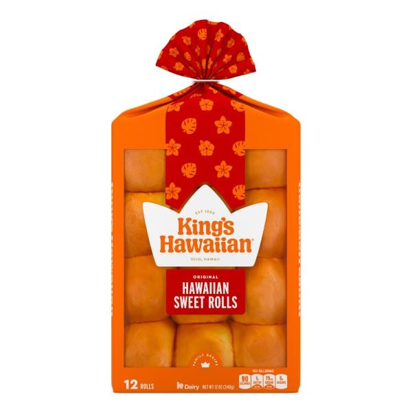 King's Hawaiian Original Hawaiian Sweet Rolls, 12 Count | Publix King's Hawaiian Original Hawaiian Sweet Rolls, 12 Count | Publix
