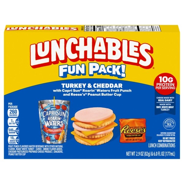 Lunchables Turkey & Cheddar Lunch Combinations Fun Pack! | Publix