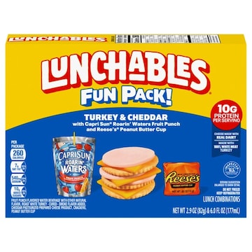 Lunchables Turkey & Cheddar Fun Pack! Lunch Combinations