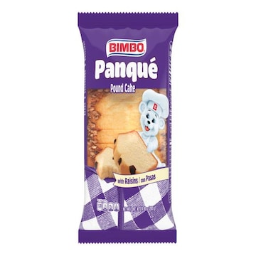 Bimbo Plain Pound Cake with Raisins, 9.88 oz