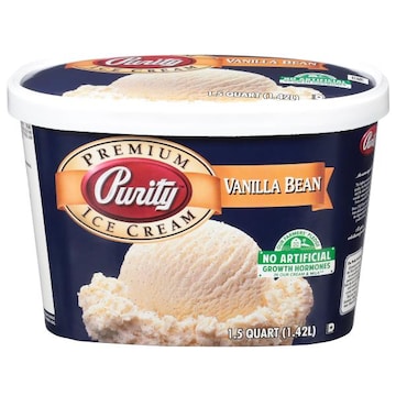 Purity Ice Cream, Premium, Vanilla Bean