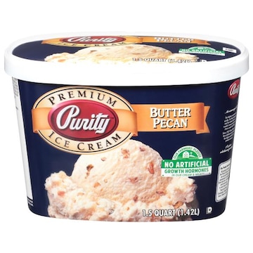 Purity Ice Cream, Premium, Butter Pecan