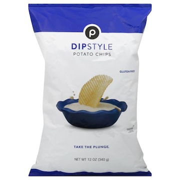 Publix Potato Chips, Dip Style