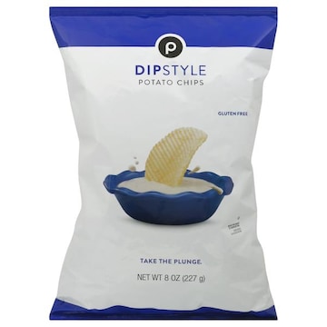 Publix Potato Chips, Dip Style