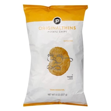Publix Potato Chips, Original, Thins