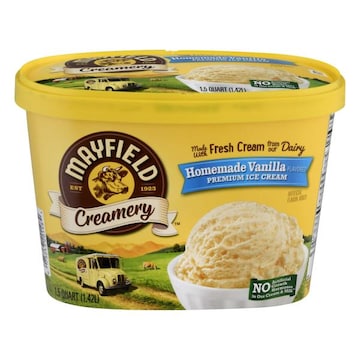 Mayfield Creamery Ice Cream, Premium, Homemade Vanilla Flavored