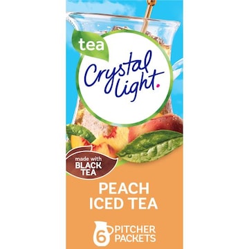 Crystal Light Peach Iced Tea Artificially Flavored Powdered Drink Mix